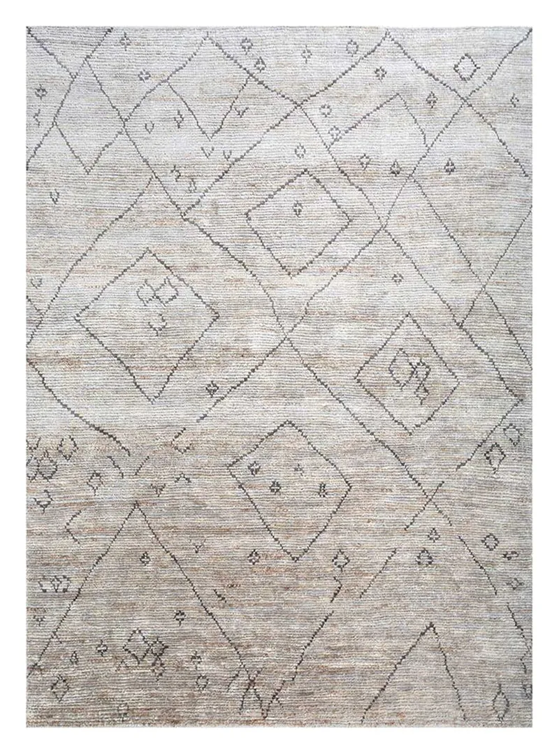 Juteteppich - 240 x 300 cm - weiß