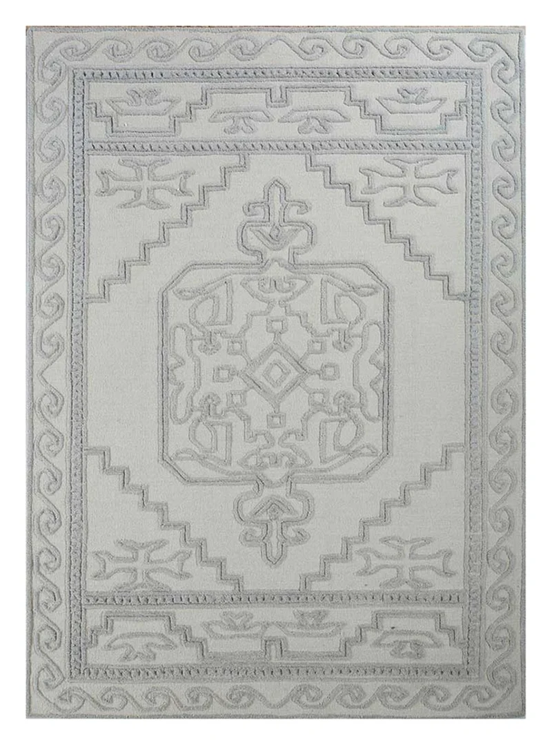 Wollteppich - 180 x 270 cm - creme