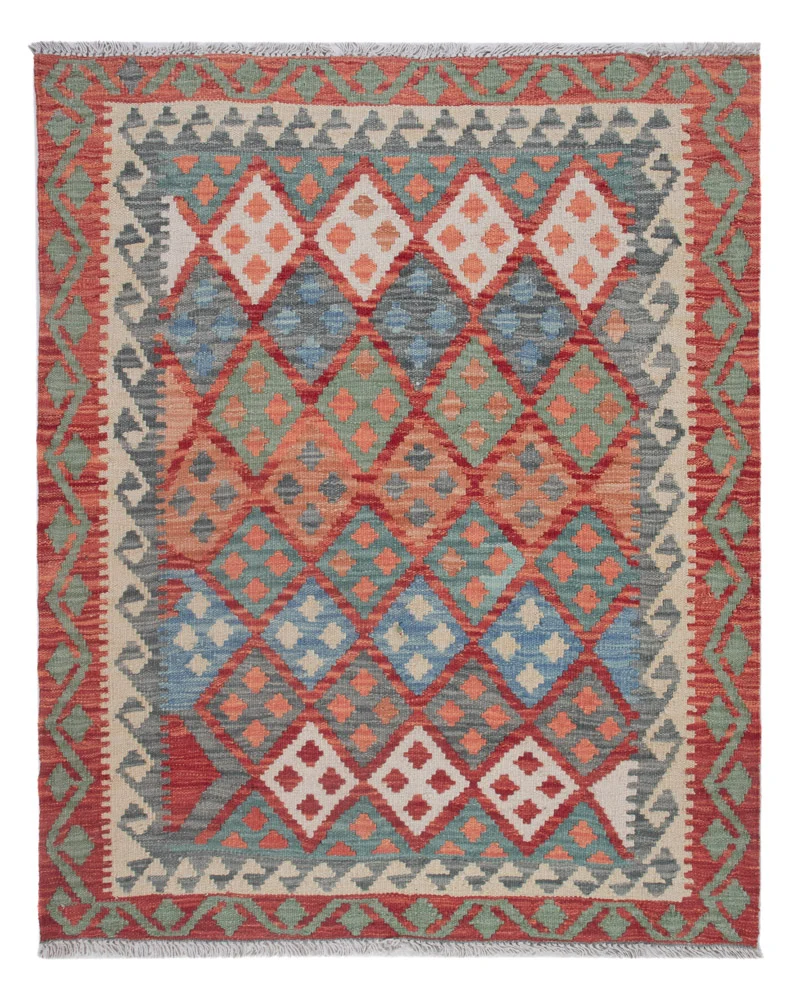 Kelim Maimene Teppich 100x126cm