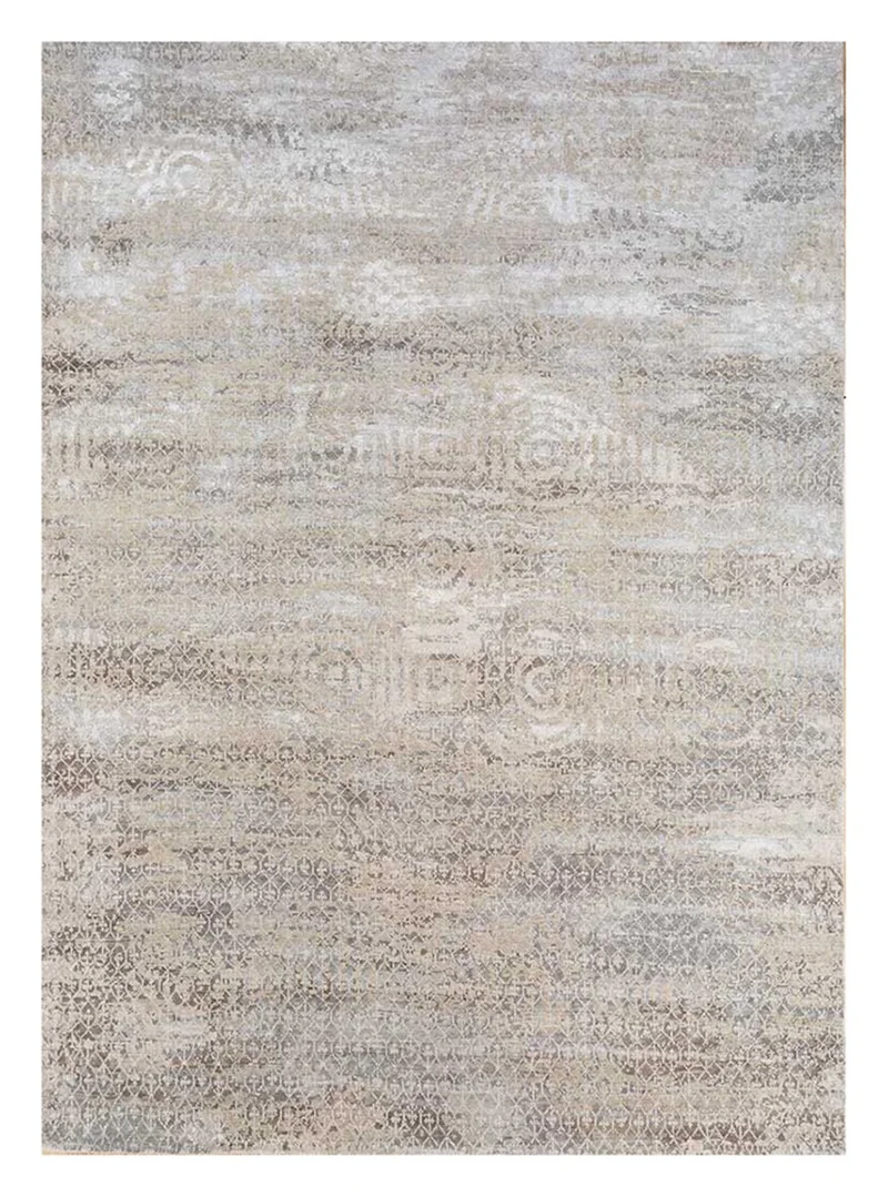 Wollteppich - 240 x 300 cm - grau