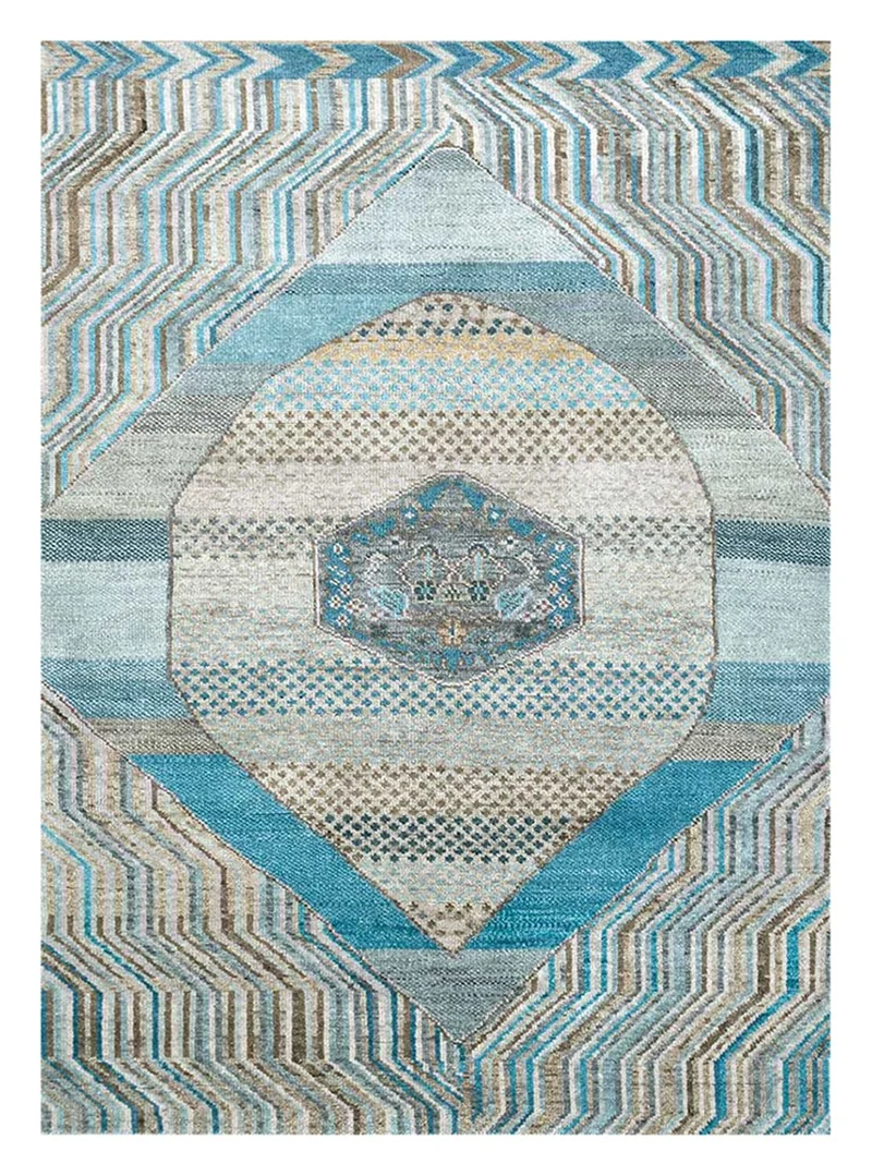 Wollteppich - 150 x 240 cm - mehrfarbig