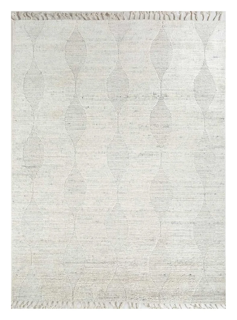 Wollteppich - 240 x 300 cm - creme