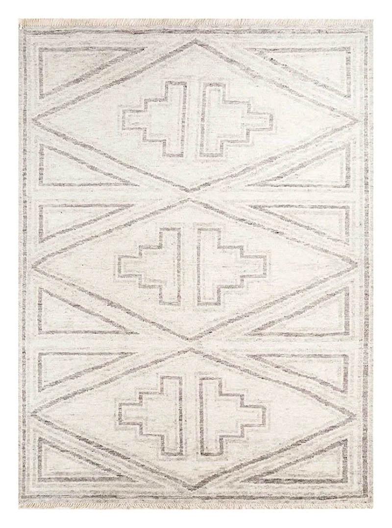 Wollteppich - 240 x 300 cm - creme