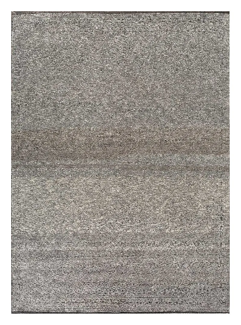 Wollteppich - 240 x 300 cm - silber