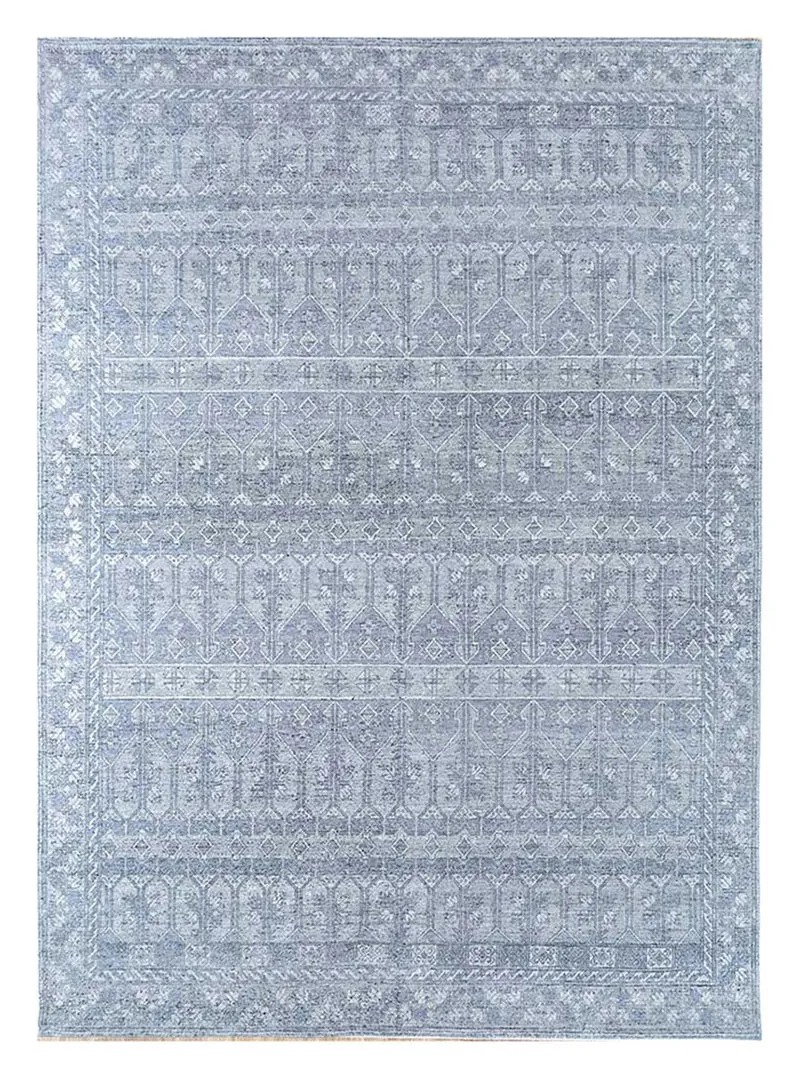 Wollteppich - 240 x 300 cm - grau