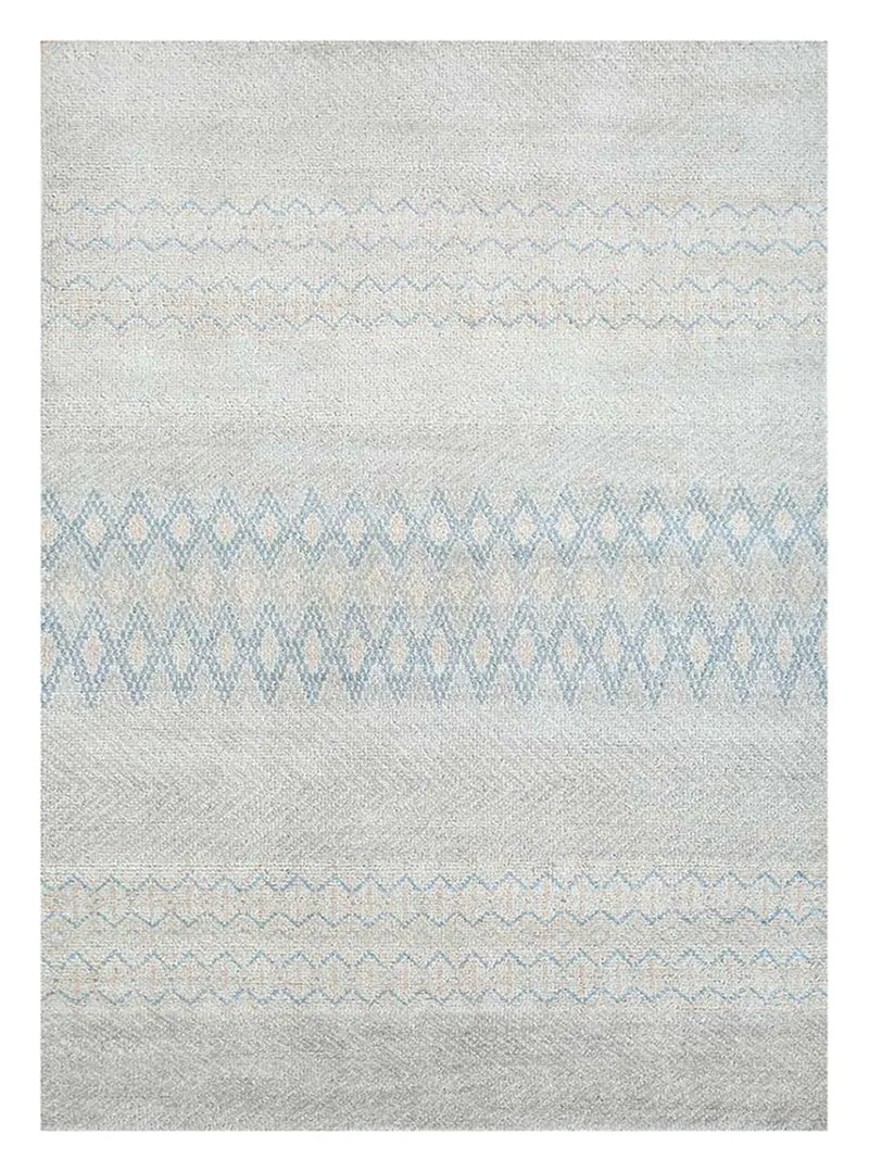 Wollteppich - 150 x 240 cm - hellgrau