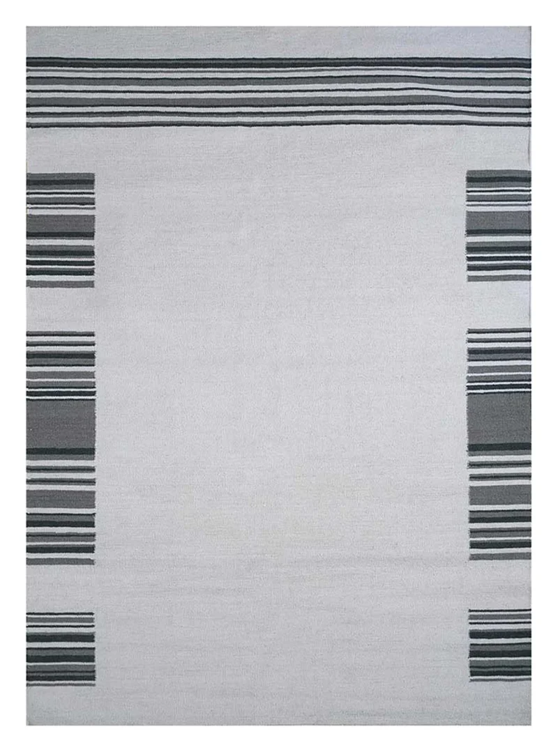 Wollteppich - 150 x 240 cm - hellgrau