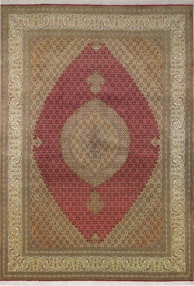 Perserteppich - Täbriz - Royal - 248 x 360 cm - rot