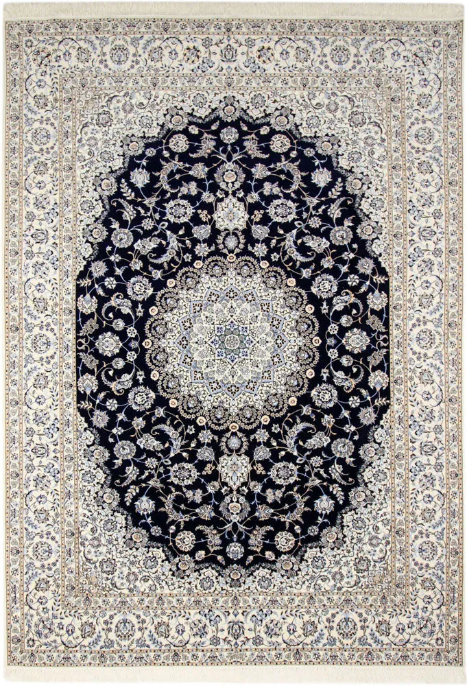 Perserteppich - Nain - Premium - 250 x 360 cm - dunkelblau