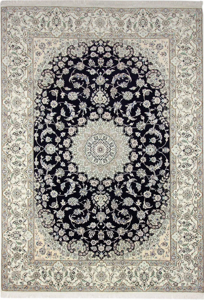 Perserteppich - Nain - 246 x 345 cm - dunkelblau