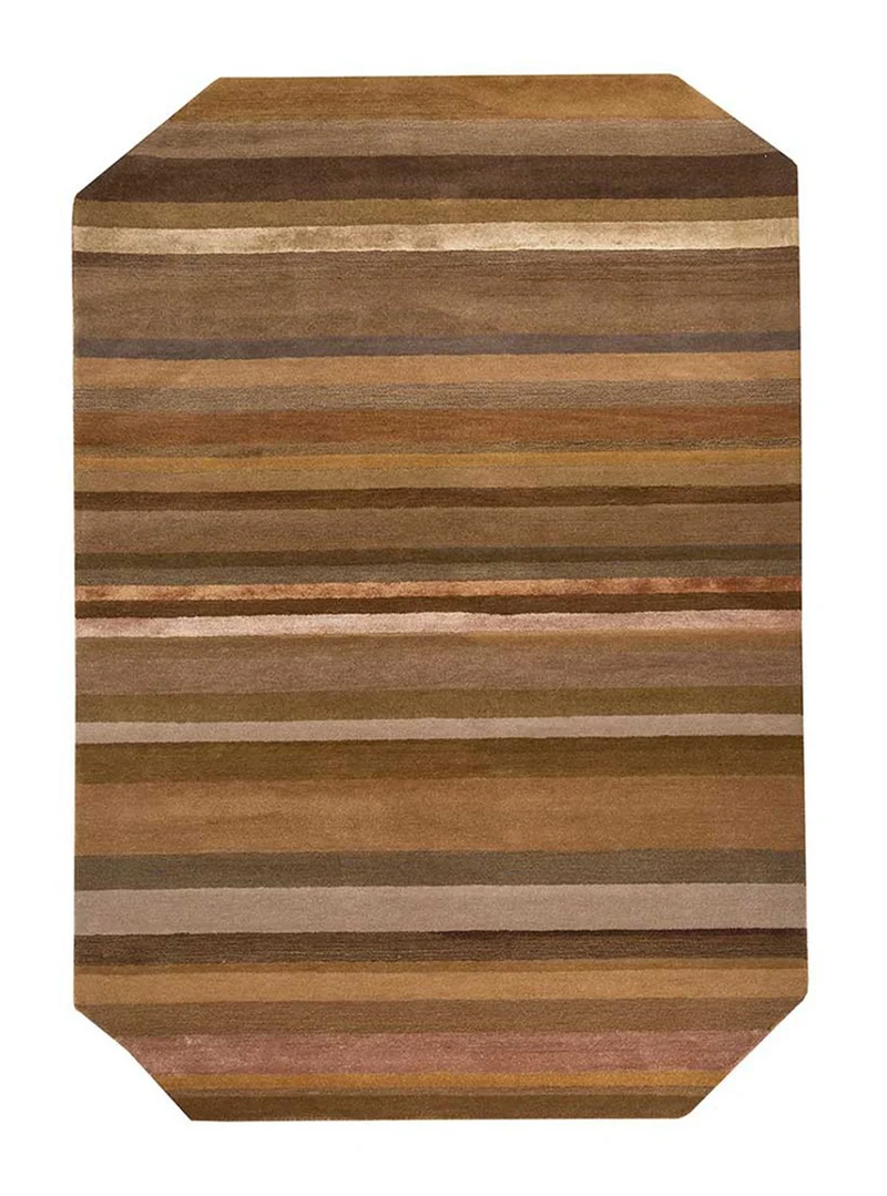 Wollteppich sonderform - 180 x 270 cm - blau