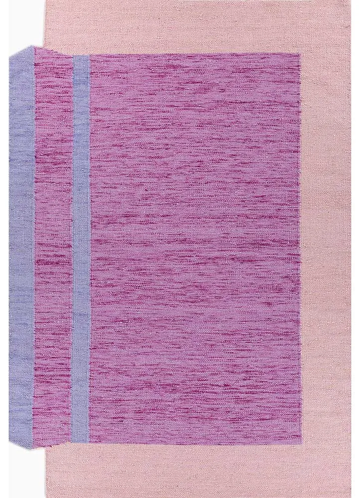 Wollteppich sonderform - 180 x 270 cm - lila