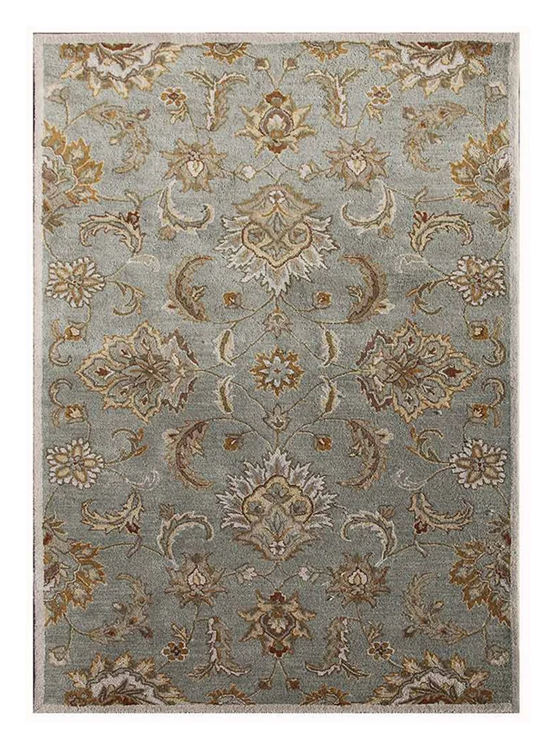 Wollteppich - 150 x 240 cm - grau