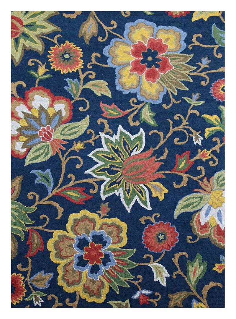 Wollteppich - 240 x 300 cm - mehrfarbig