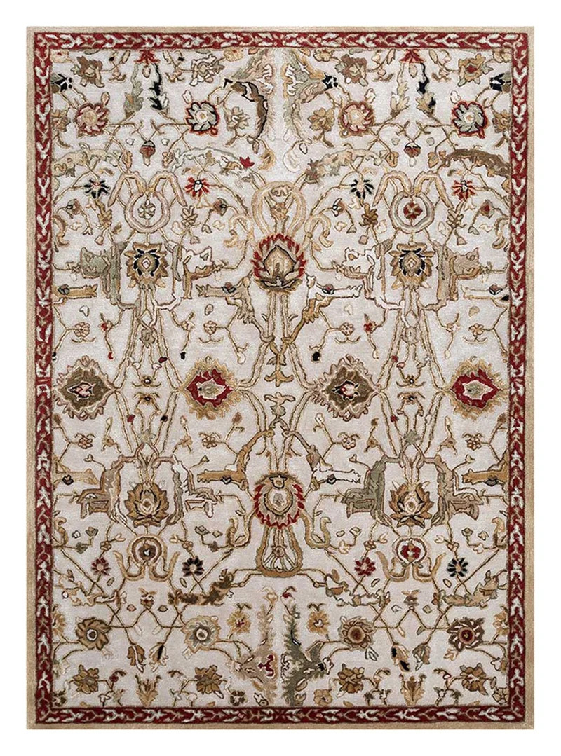 Wollteppich - 180 x 270 cm - creme