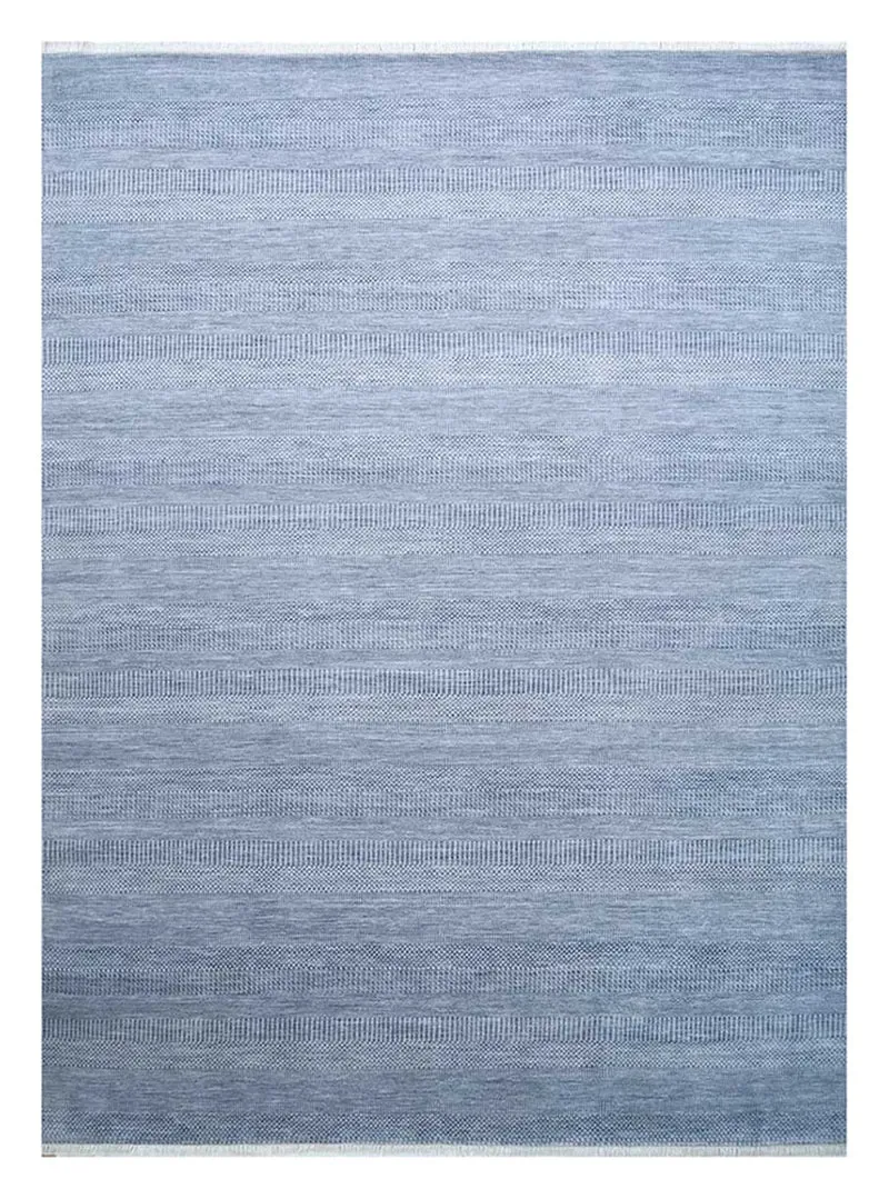 Wollteppich - 270 x 360 cm - blau