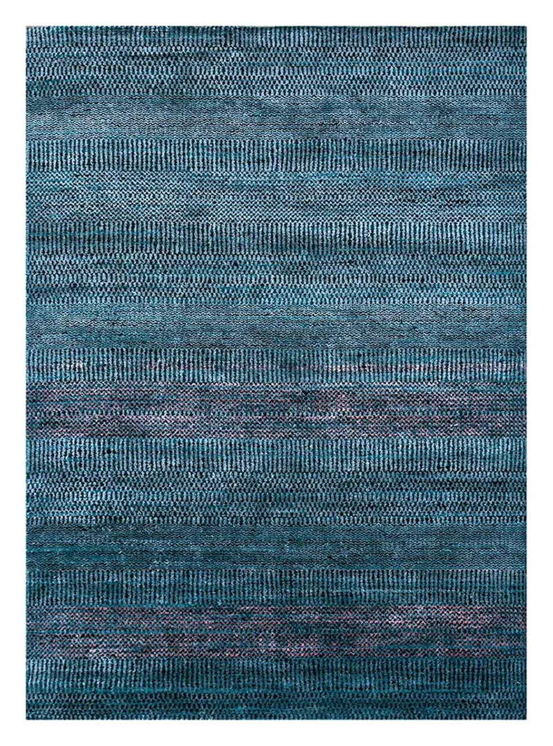 Wollteppich - 180 x 270 cm - dunkelblau