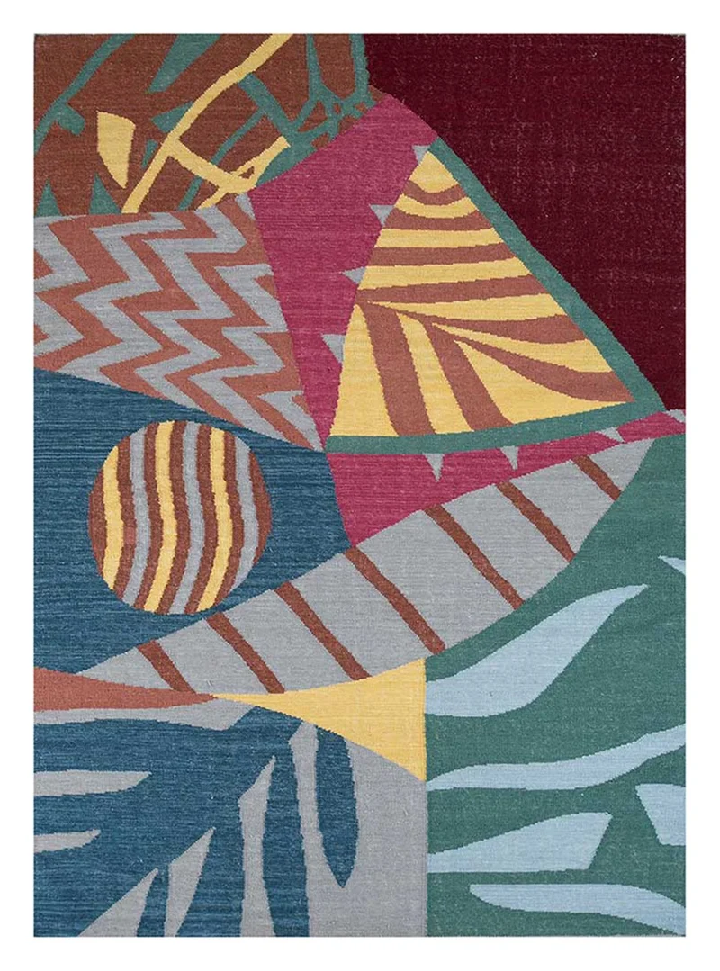 Wollteppich - 180 x 270 cm - mehrfarbig
