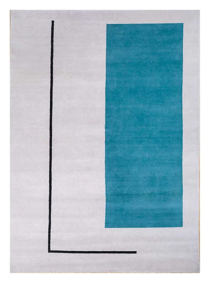 Wollteppich - 150 x 240 cm - dunkelgrau