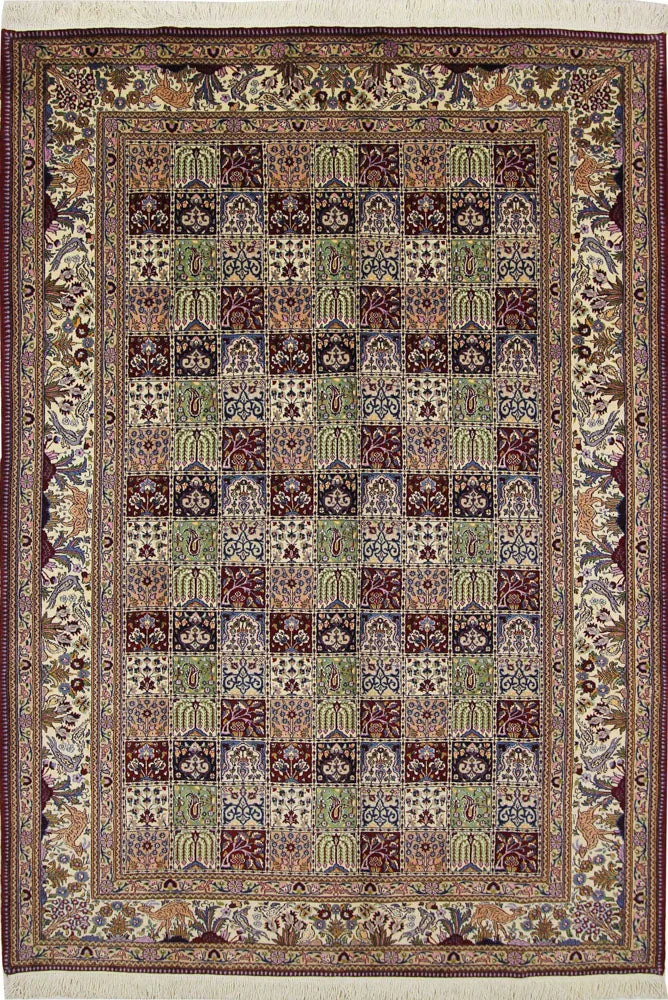 Perserteppich - Classic - 204 x 294 cm - dunkelbeige