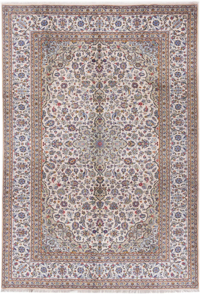 Perserteppich - Keshan - 250 x 365 cm - creme