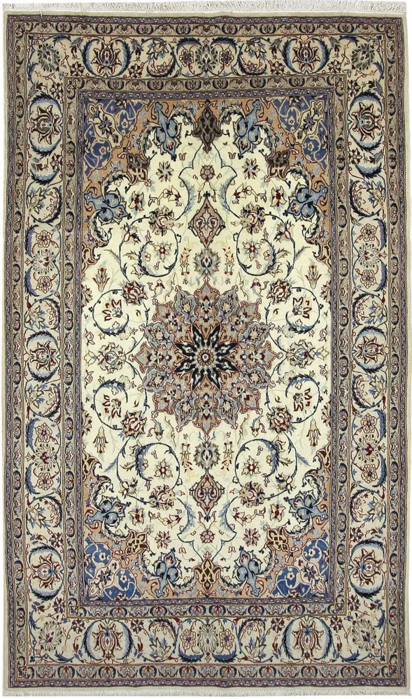 Perserteppich - Nain - Premium - 155 x 260 cm - creme