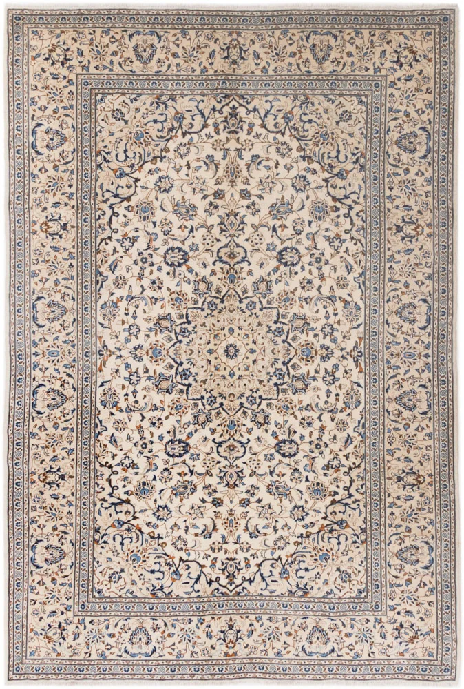 Perserteppich - Keshan - 243 x 360 cm - creme