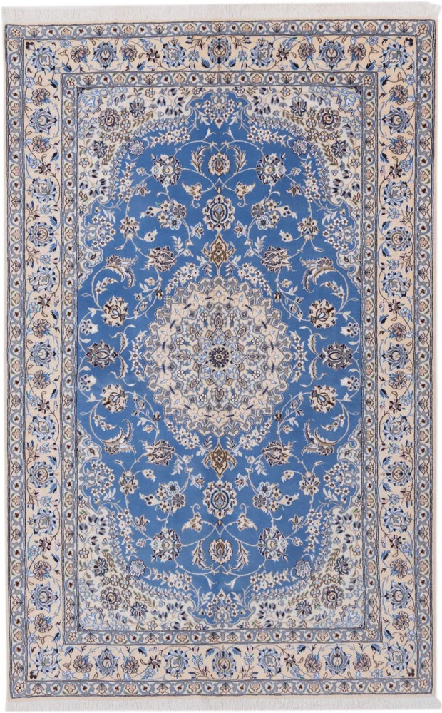 Perserteppich - Nain - 157 x 249 cm - hellblau