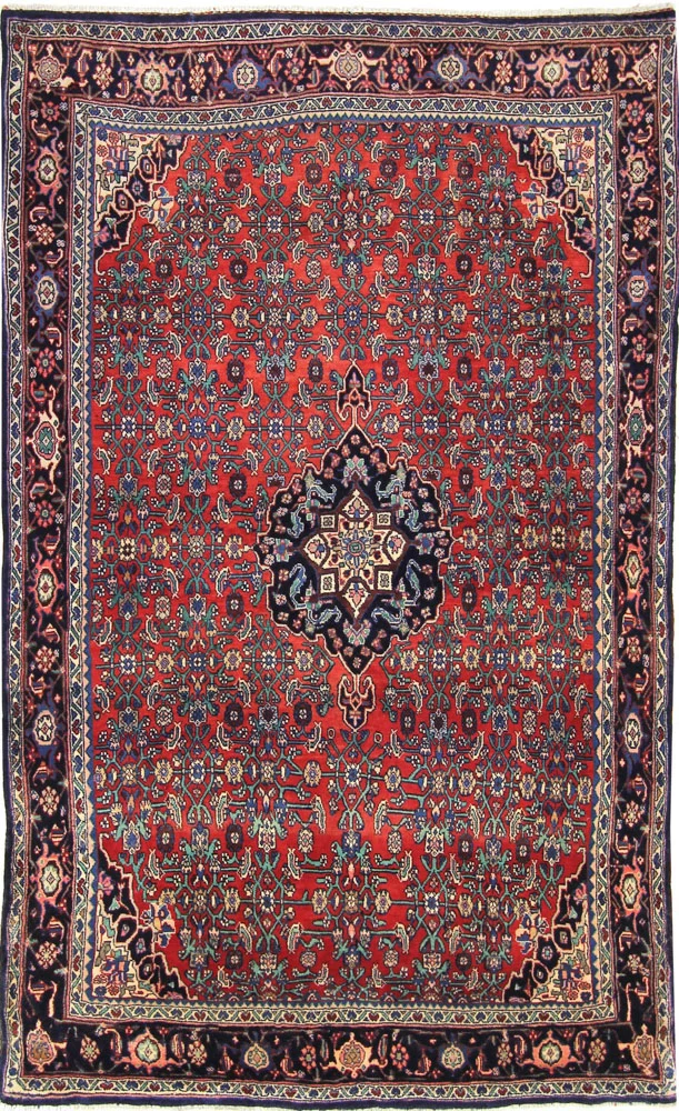 Perserteppich - Nomadic - 136 x 214 cm - rost