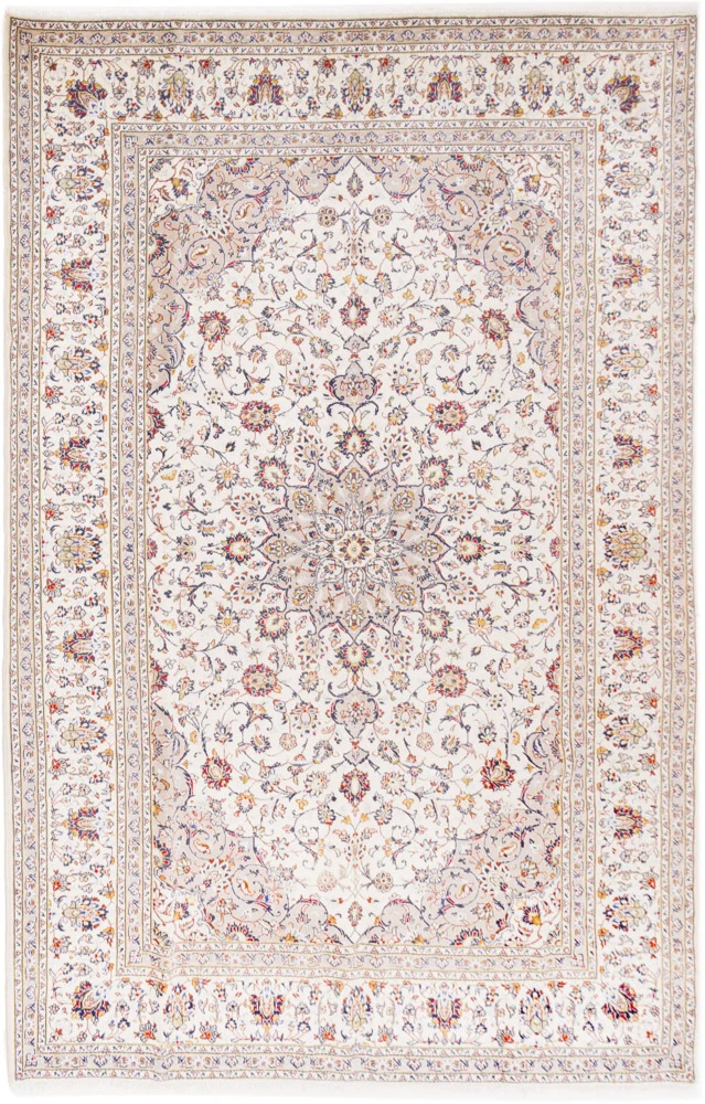 Perserteppich - Keshan - 240 x 353 cm - weiß