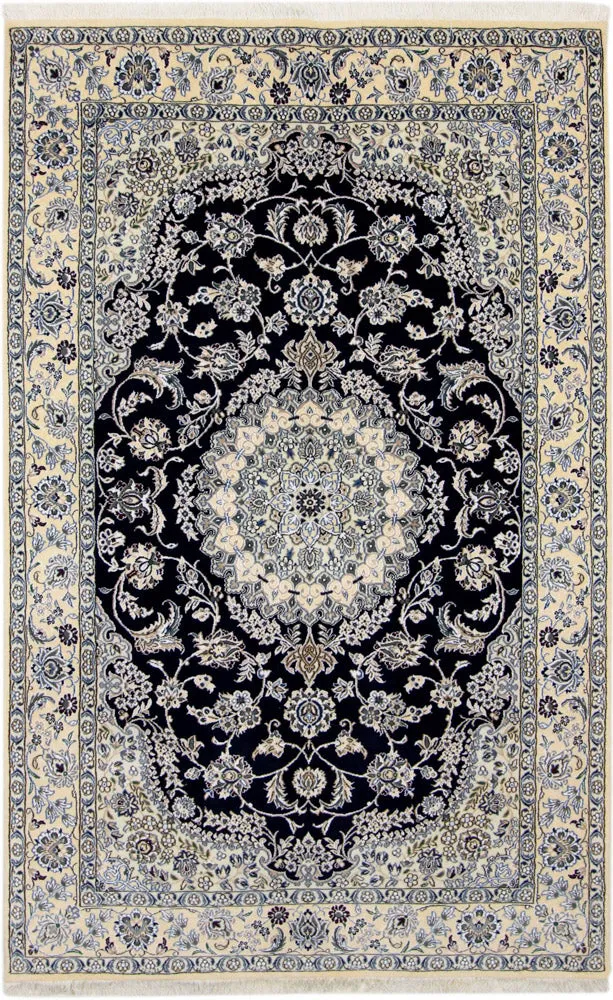 Perserteppich - Nain - 154 x 246 cm - dunkelblau
