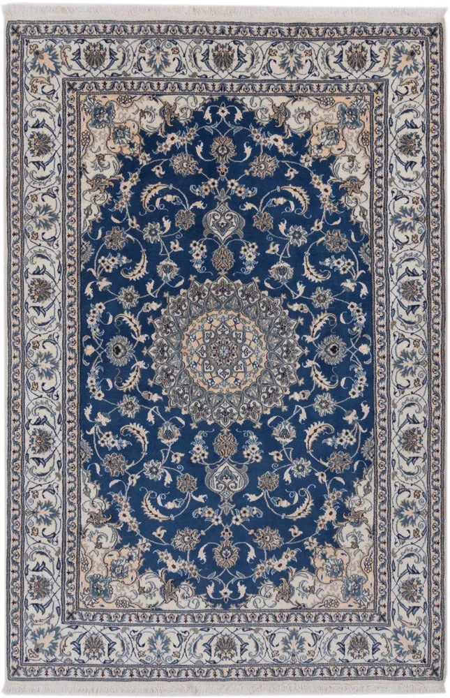 Perserteppich - Nain - 194 x 299 cm - blau