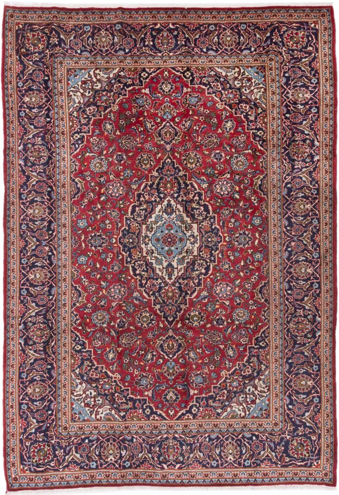 Perserteppich - Keshan - 245 x 350 cm - rot