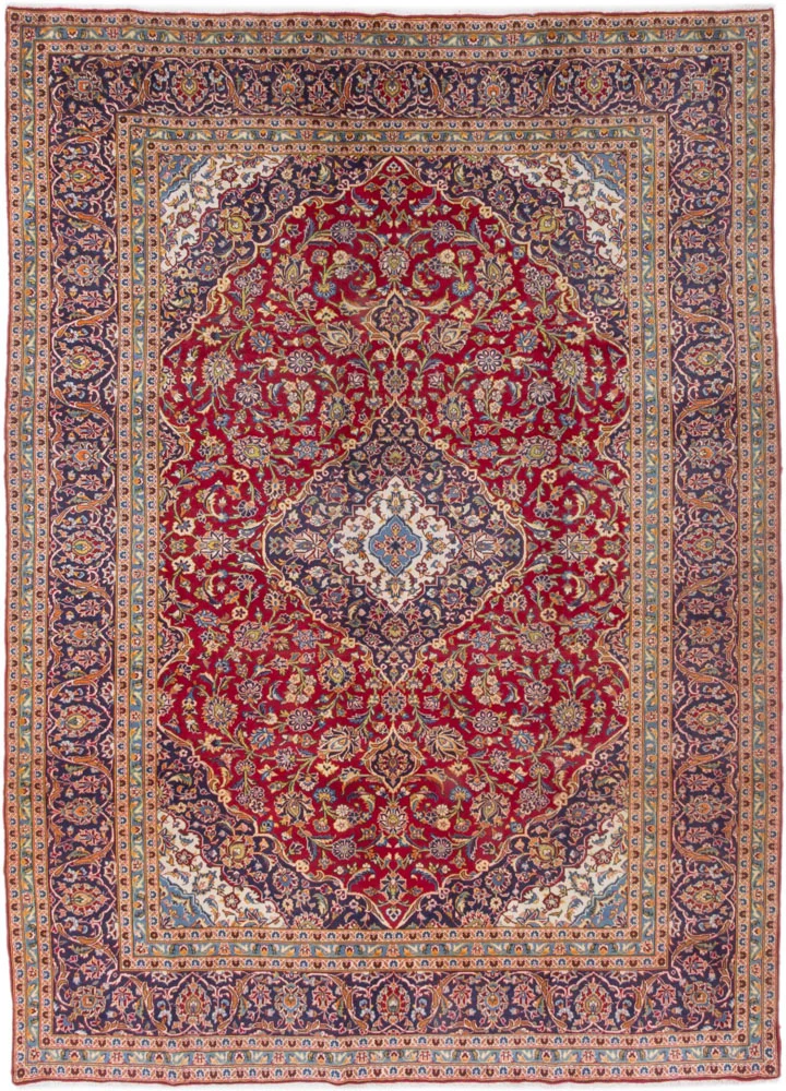 Perserteppich - Keshan - 247 x 335 cm - rot