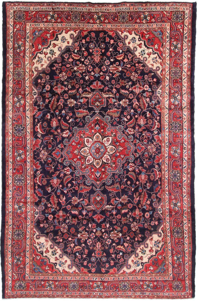 Perserteppich - Nomadic - 215 x 350 cm - dunkelrot