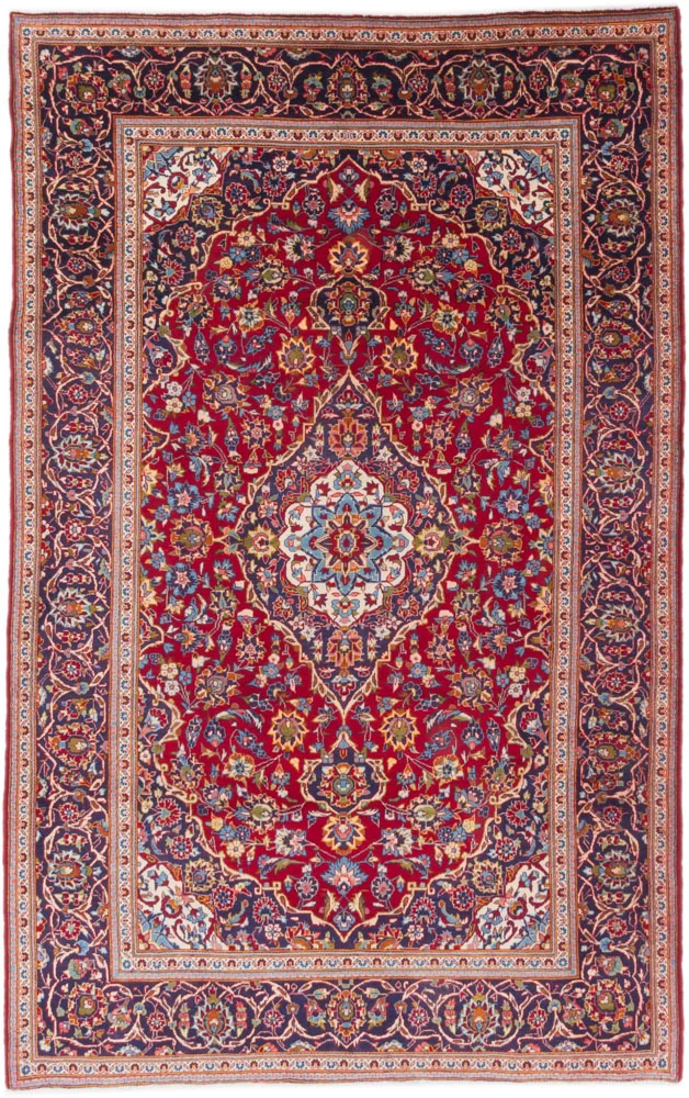 Perserteppich - Keshan - 205 x 322 cm - rot