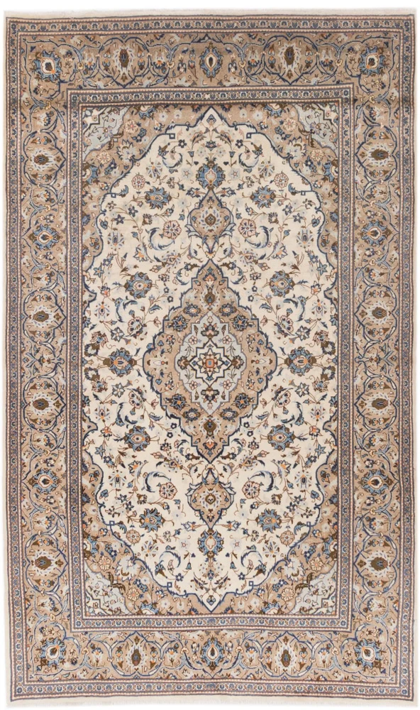 Perserteppich - Keshan - 198 x 330 cm - creme