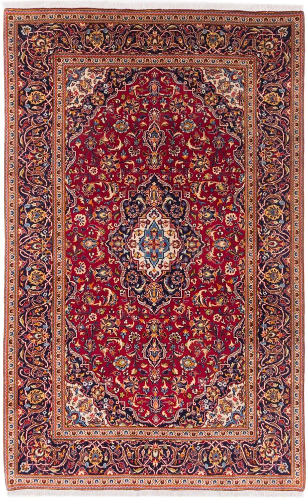 Perserteppich - Keshan - 200 x 322 cm - rot