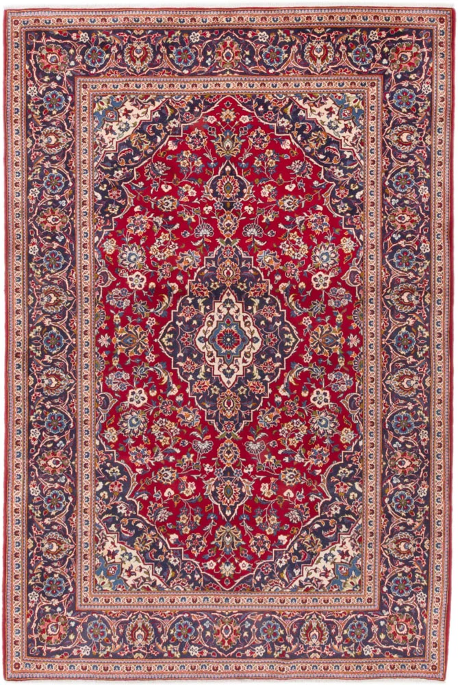 Perserteppich - Keshan - 205 x 305 cm - rot