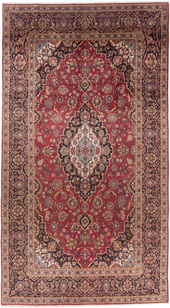 Perserteppich - Keshan - 200 x 355 cm - rot