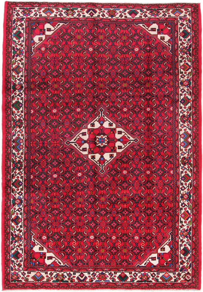 Perserteppich - Nomadic - 200 x 295 cm - dunkelrot