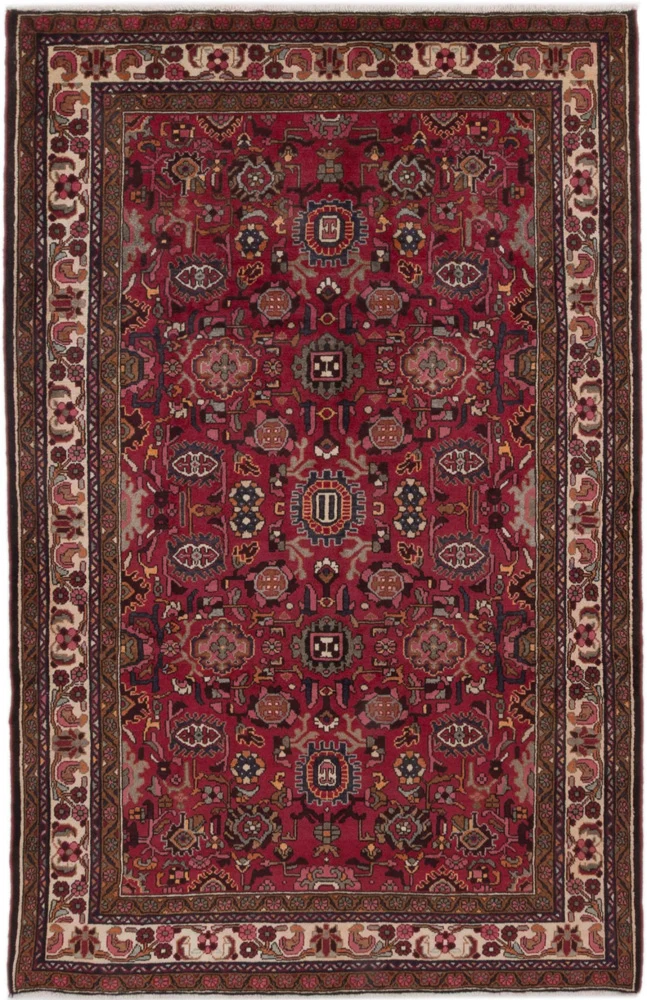 Perserteppich - Nomadic - 195 x 295 cm - dunkelrot