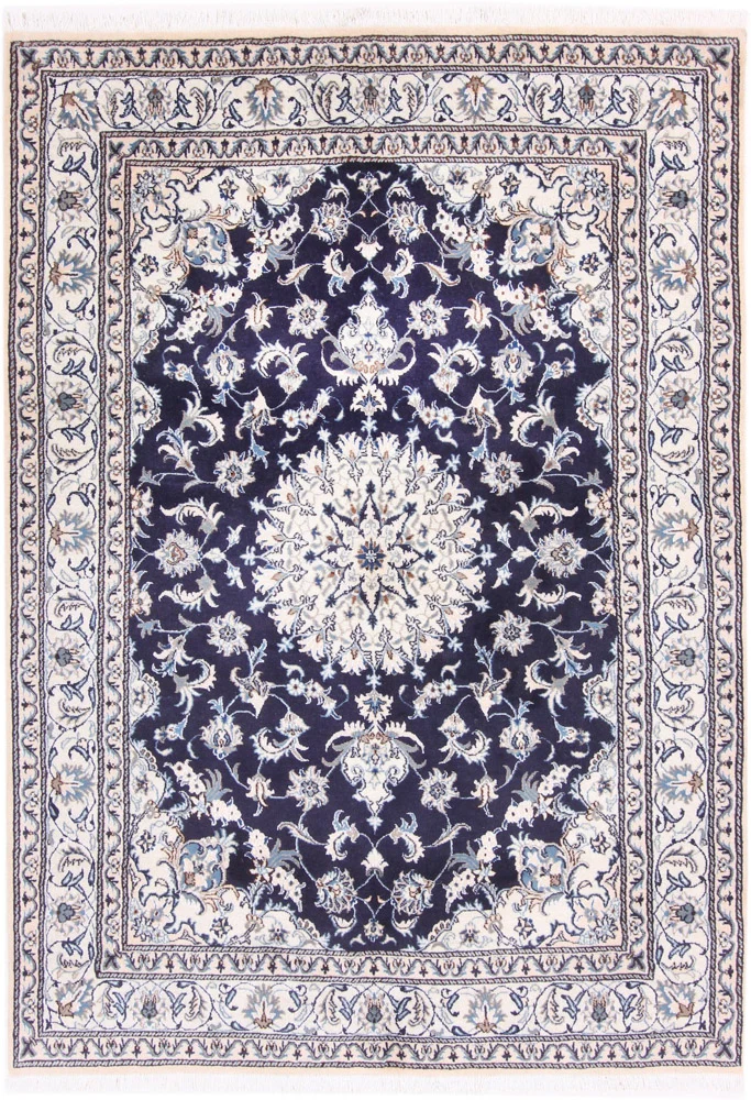 Perserteppich - Nain - 164 x 233 cm - dunkelblau