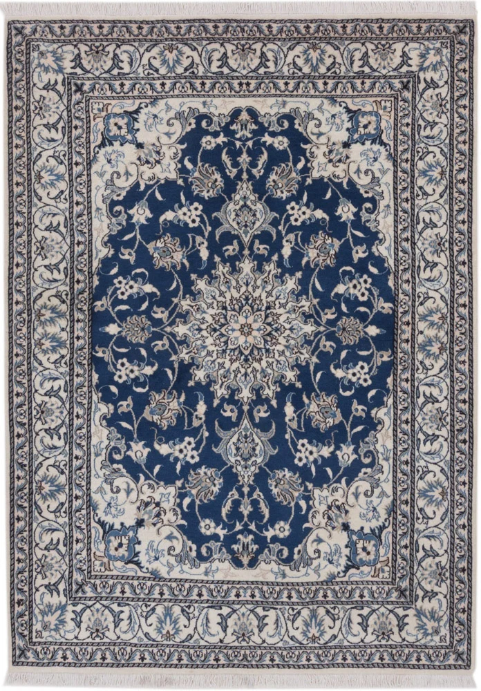 Perserteppich - Nain - 154 x 217 cm - dunkelblau