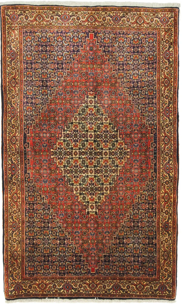 Perserteppich - Nomadic - 110 x 182 cm - rost