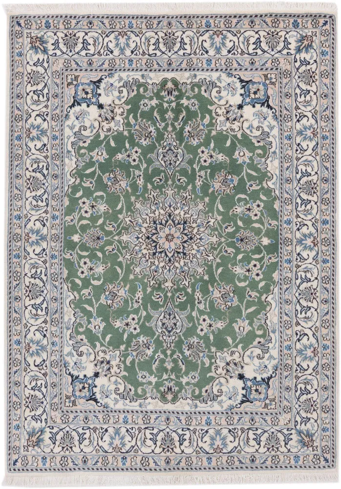 Perserteppich - Nain - 146 x 204 cm - grün