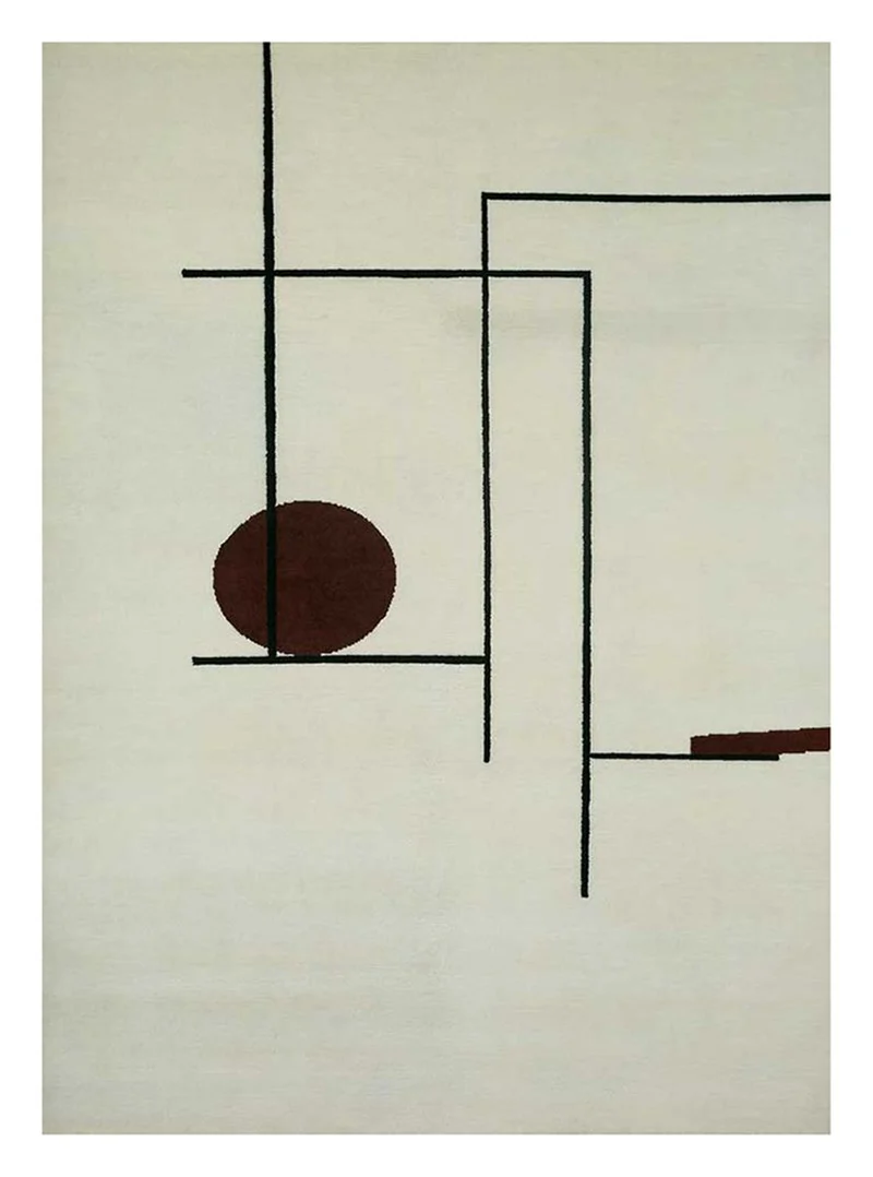 Wollteppich - 240 x 300 cm - hellgrau