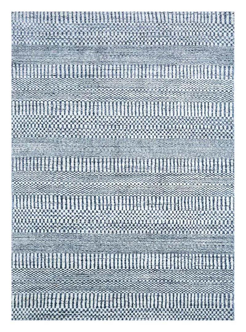 Wollteppich - 180 x 270 cm - blau