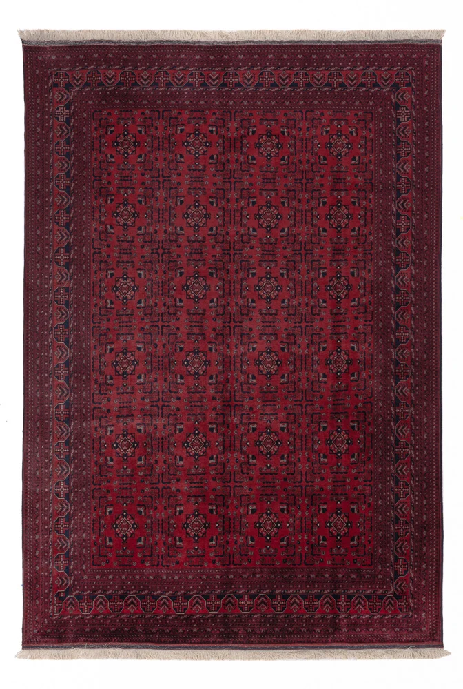 Afghan Teppich 196x293cm - Orientteppich