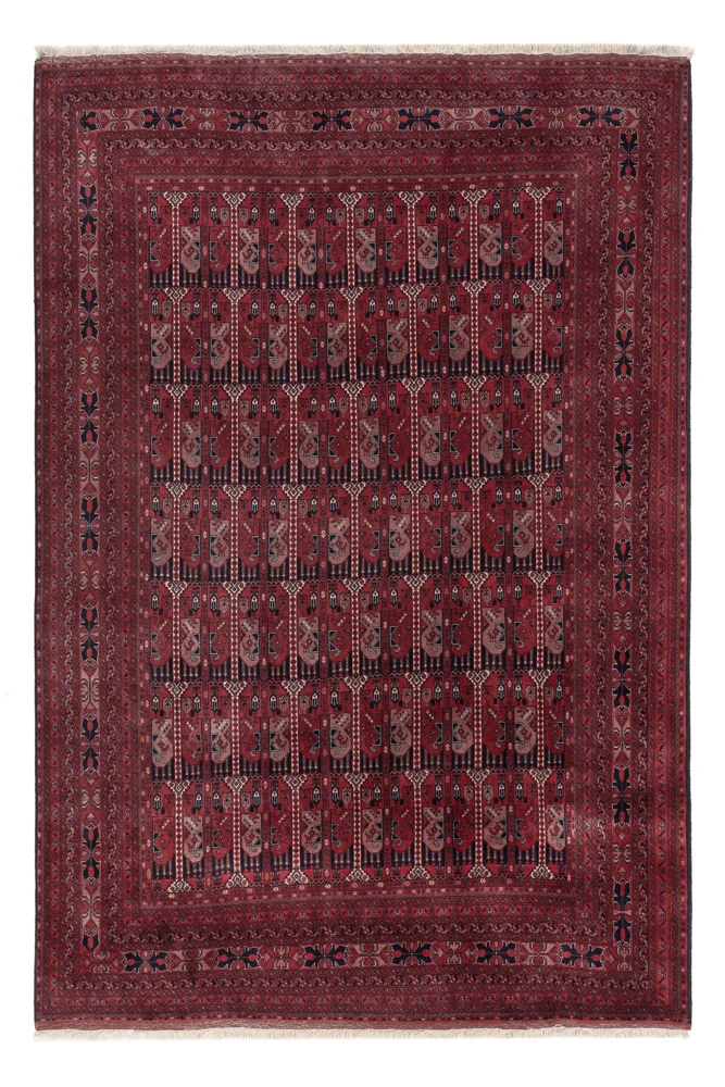 Afghan Teppich 199x294cm - Orientteppich